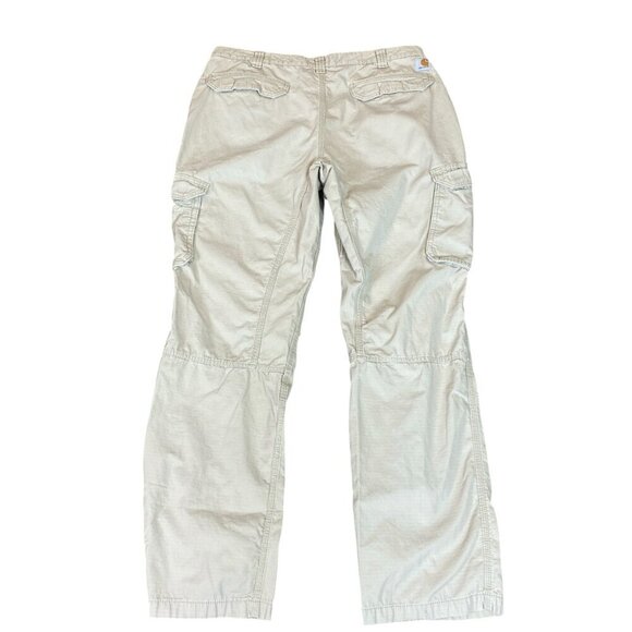 Carhartt Force Relaxed Fit Cargo Work Pant Beige Men's 38 #323H - Picture 2 of 8